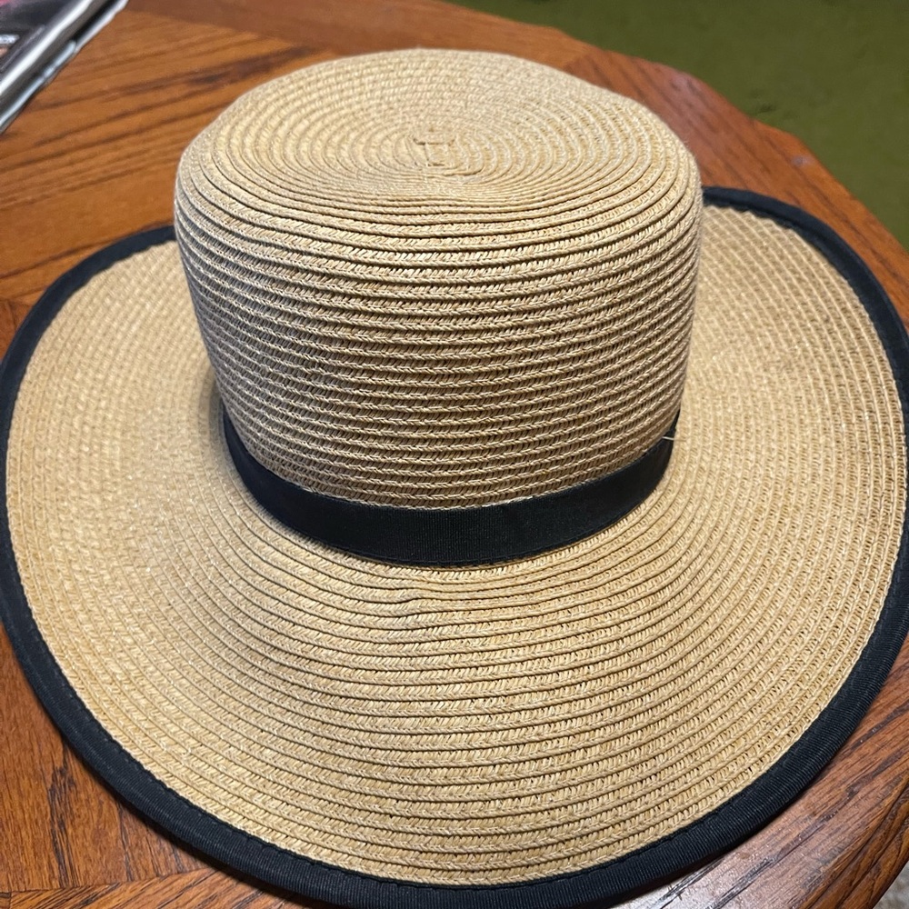 CAPPELLI Straworld Women's Wide Brim Sun Hat Black Band Removable Sweatban